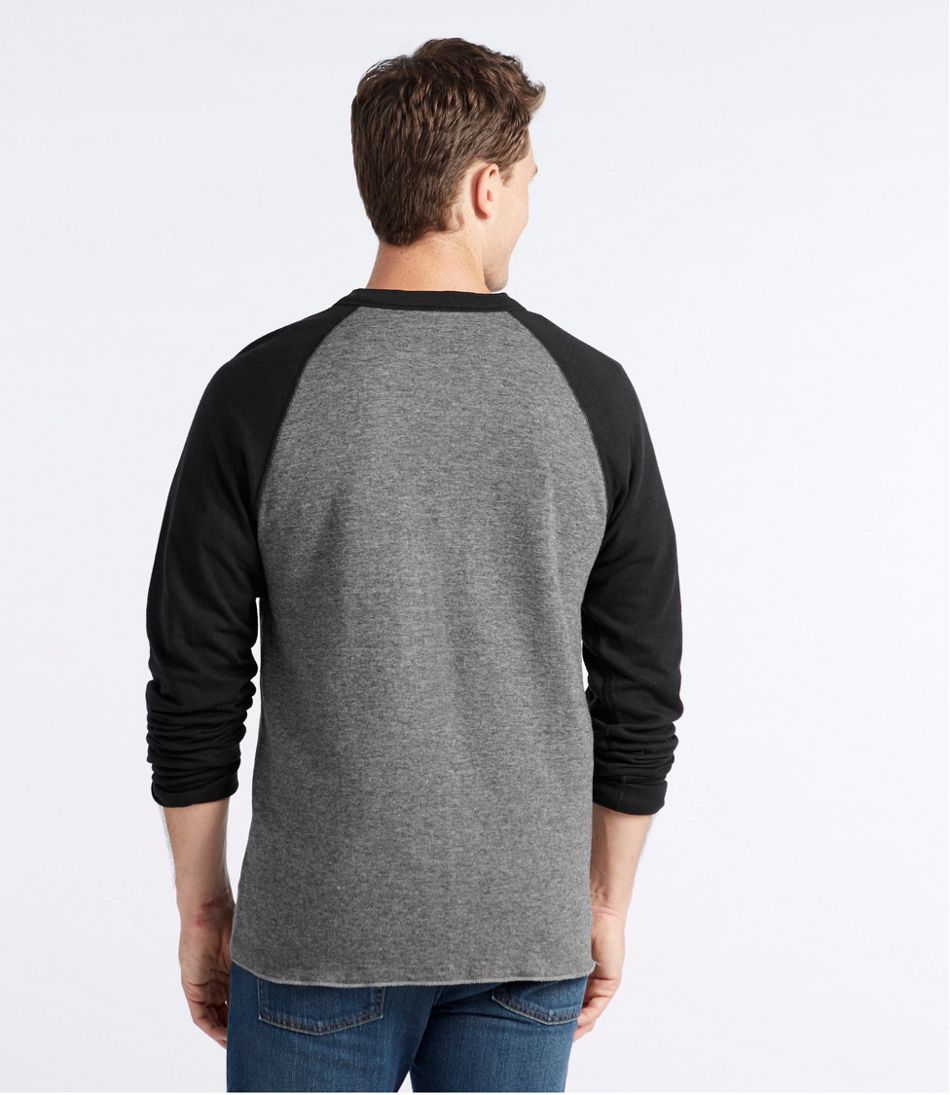 Two-Layer River Driver's Shirt, Baseball Henley Colorblock