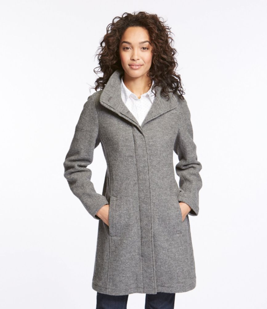 women's plus size boiled wool jacket