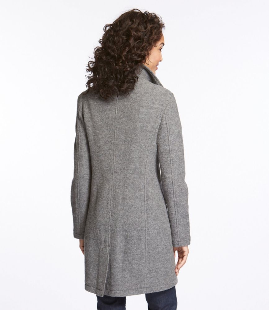 women's plus size boiled wool jacket