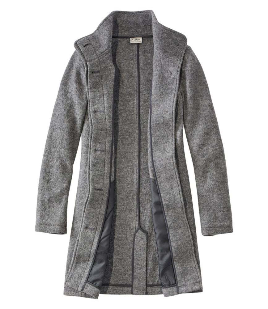 women's plus size boiled wool jacket