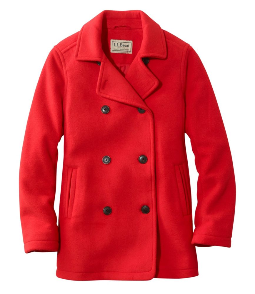 ll bean peacoat women's