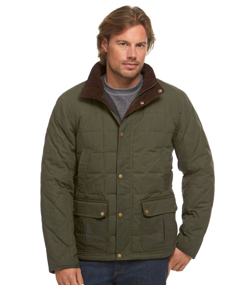 barbour waxed down jacket