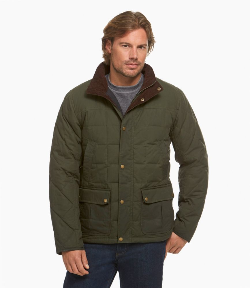 L.L.Bean Upcountry Waxed-Cotton Down Jacket