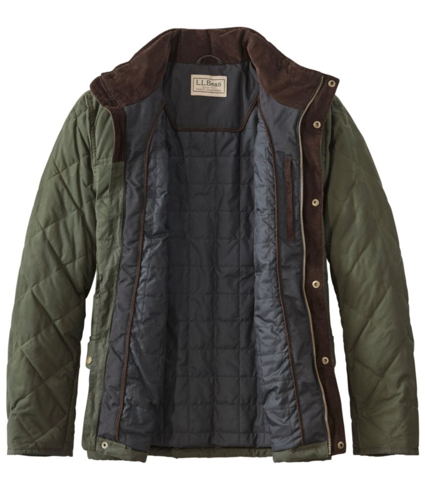 L.L.Bean Upcountry Waxed-Cotton Down Jacket