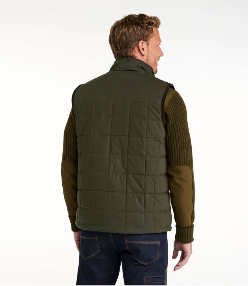 waxed cotton down jacket