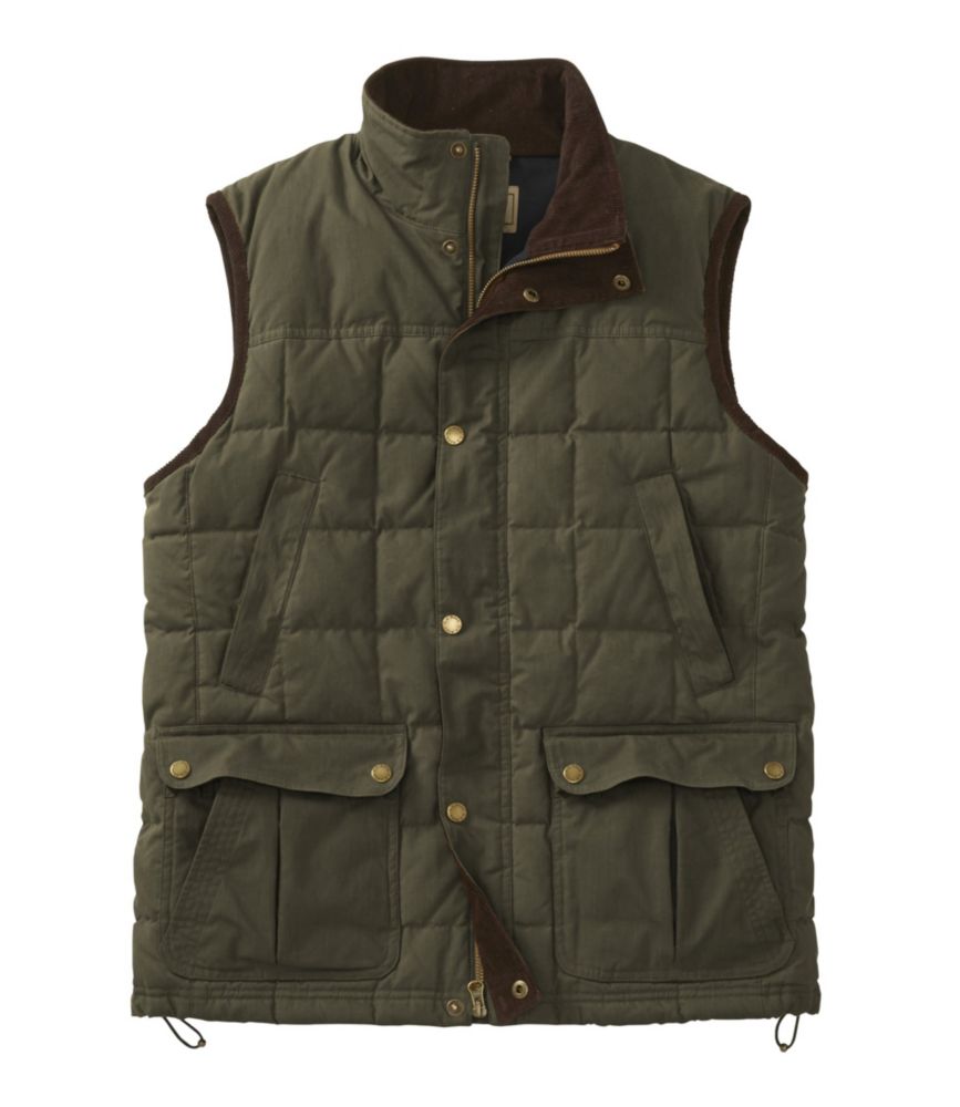 mens waxed vest