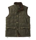 Men's L.L.Bean Upcountry Waxed Cotton Down Vest