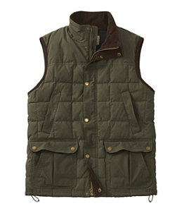 L.L.Bean Upcountry Waxed-Cotton Down Vest