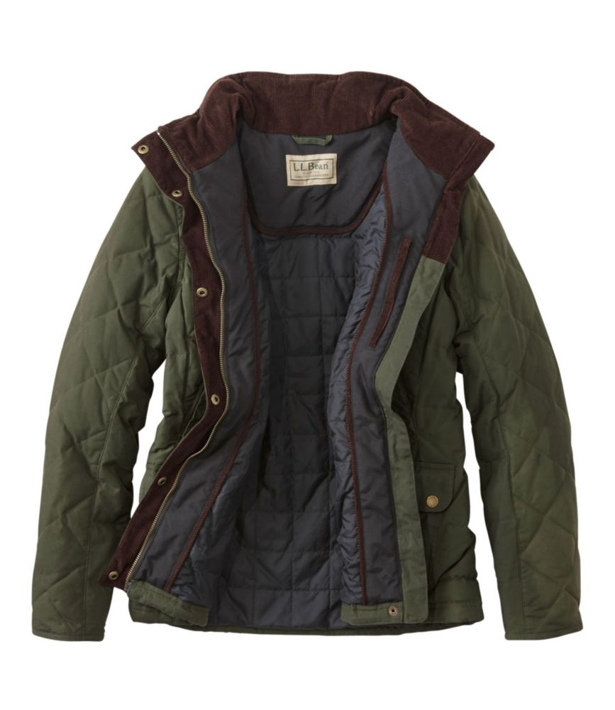 L.L.Bean Upcountry Waxed-Cotton Down Jacket