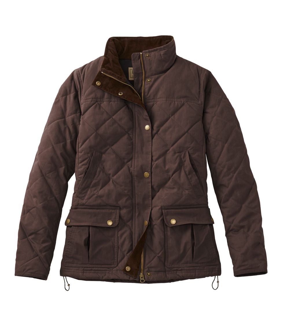 Women s L.L.Bean Upcountry Waxed Cotton Down Jacket