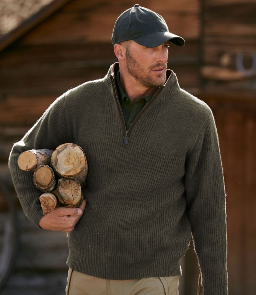 Men's Waterfowl Sweater with WINDSTOPPER by GORE-TEX LABS, Dark Cinder, small image number 4