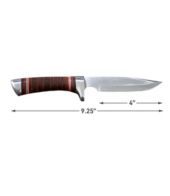 L.L.Bean Stacked Leather Hunting Knife | Knives at L.L.Bean