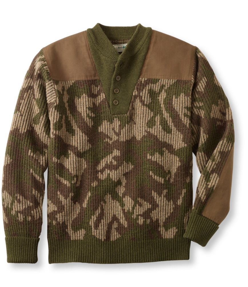 camo long sweater