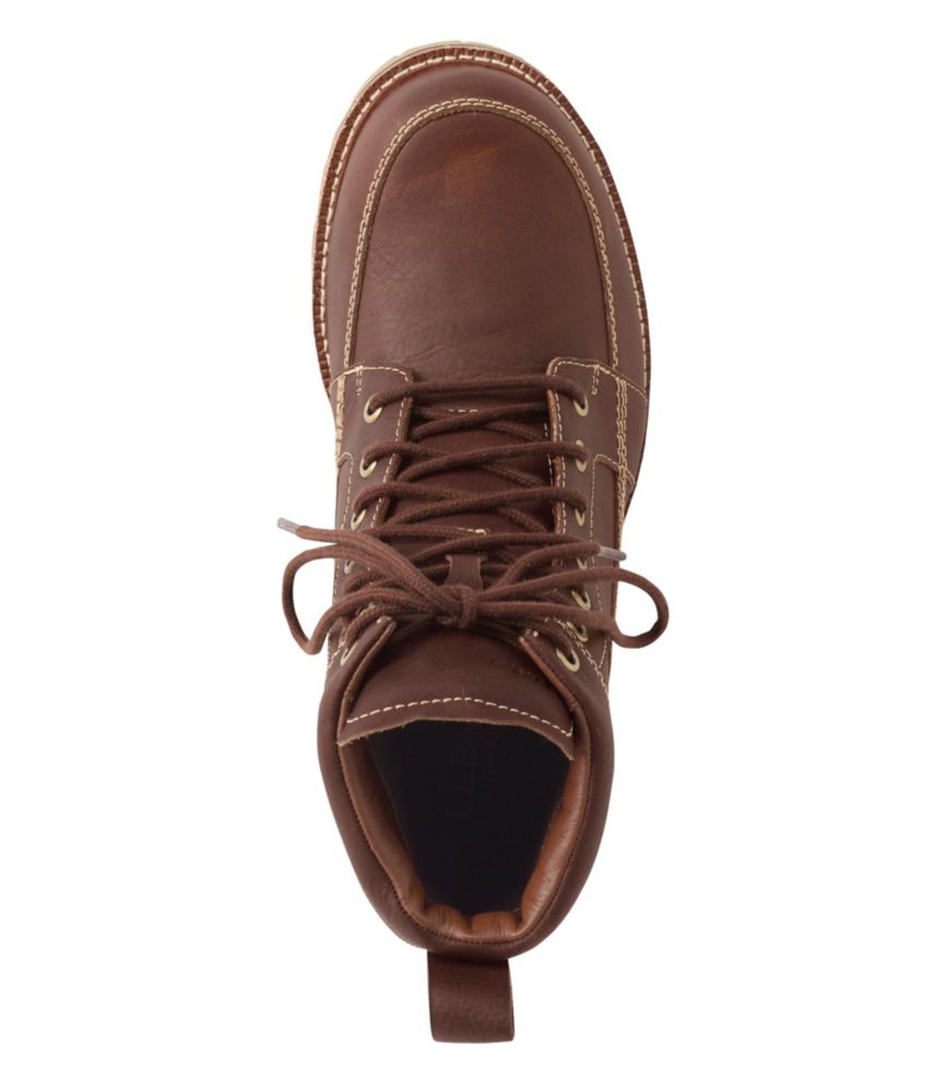 men's casual moc toe boots