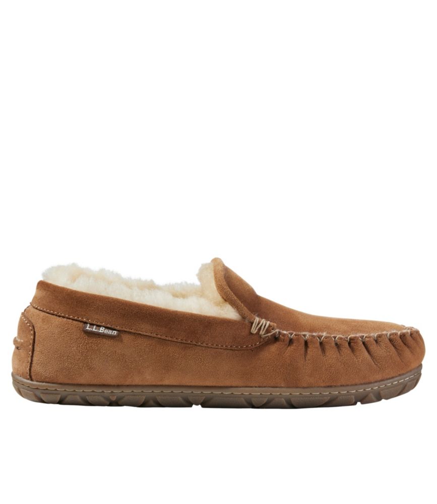 mens shearling slippers