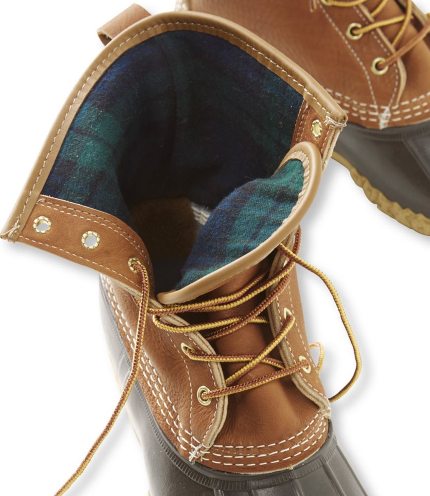 duck boots flannel lined