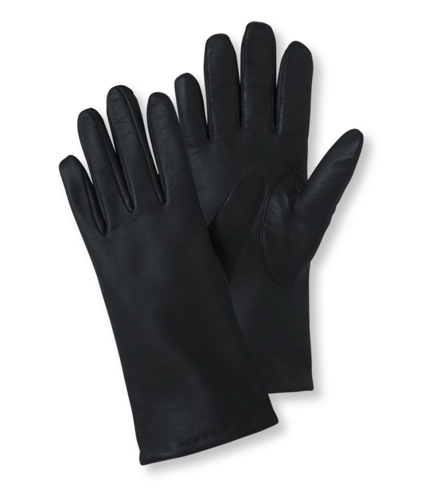 ladies leather touchscreen gloves
