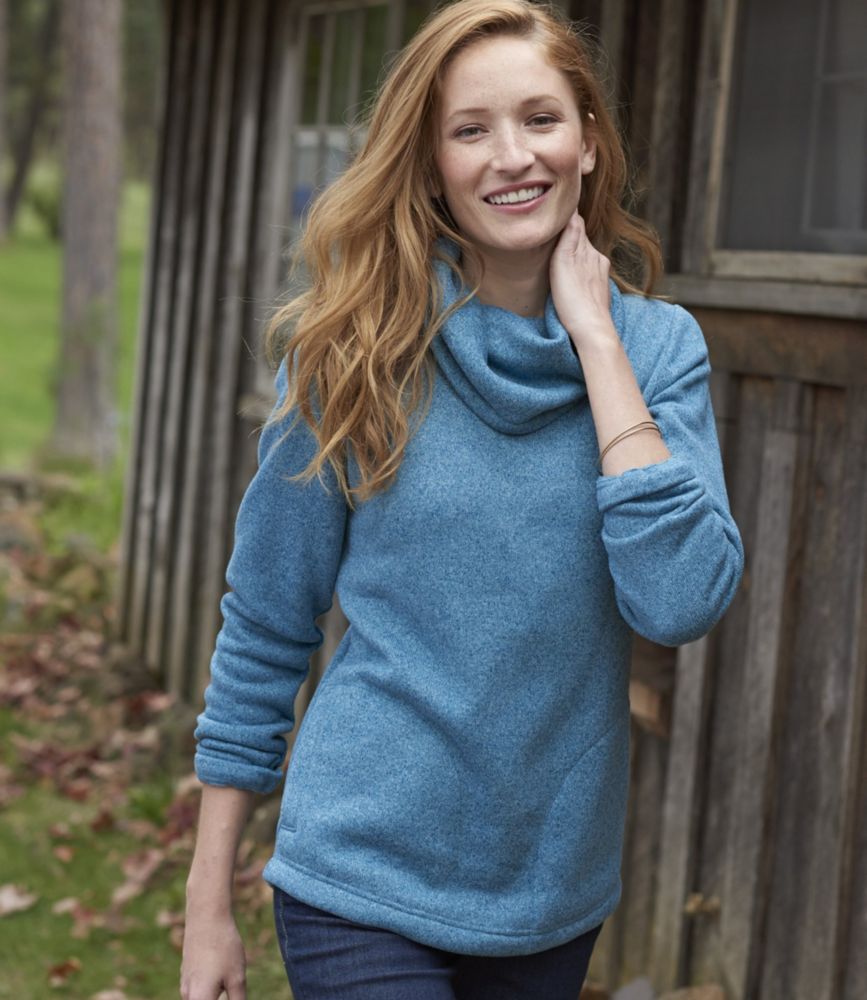 ll bean cowl neck sweatshirt