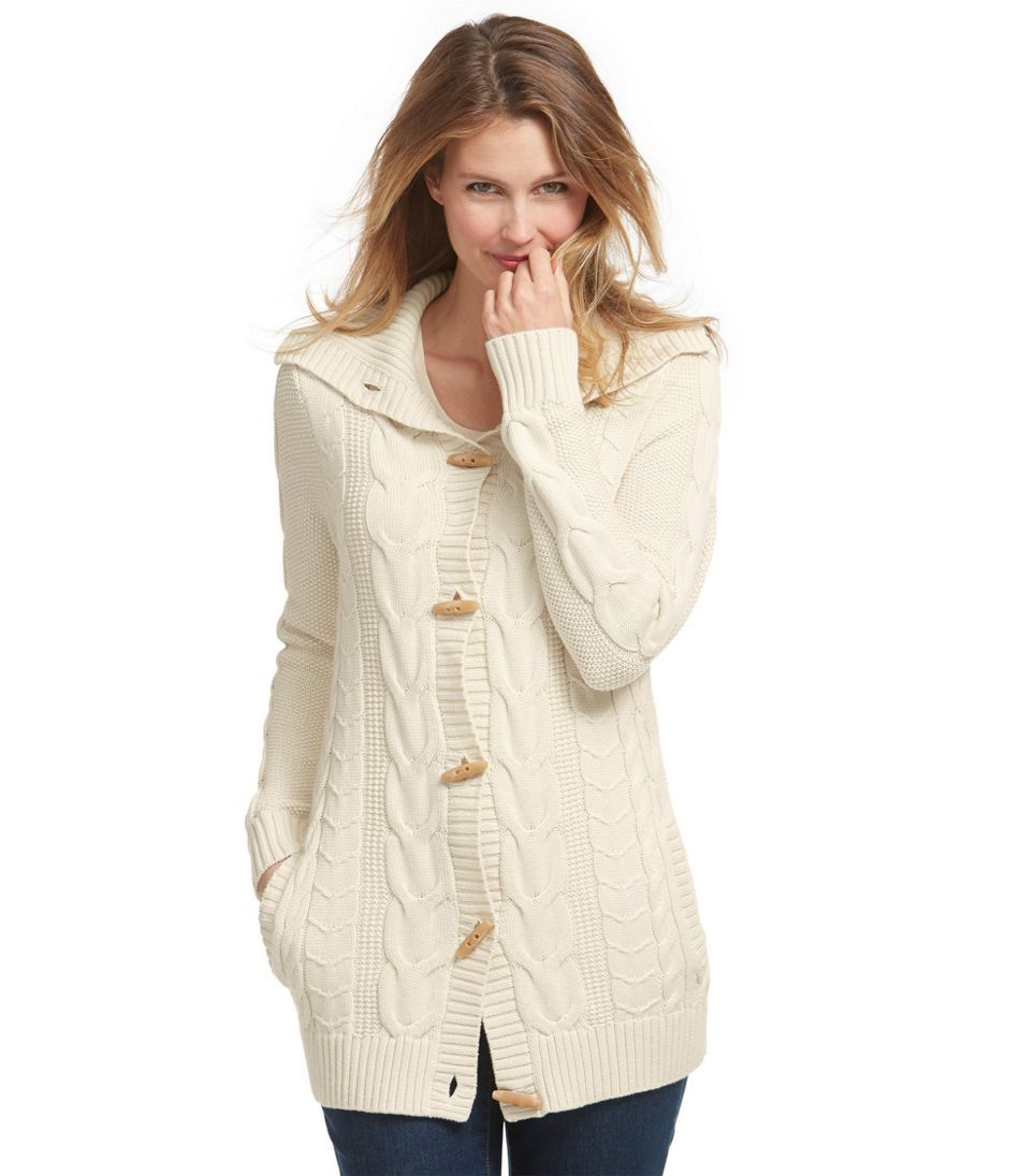 Bailey Island Sweater, Button-Front Cardigan