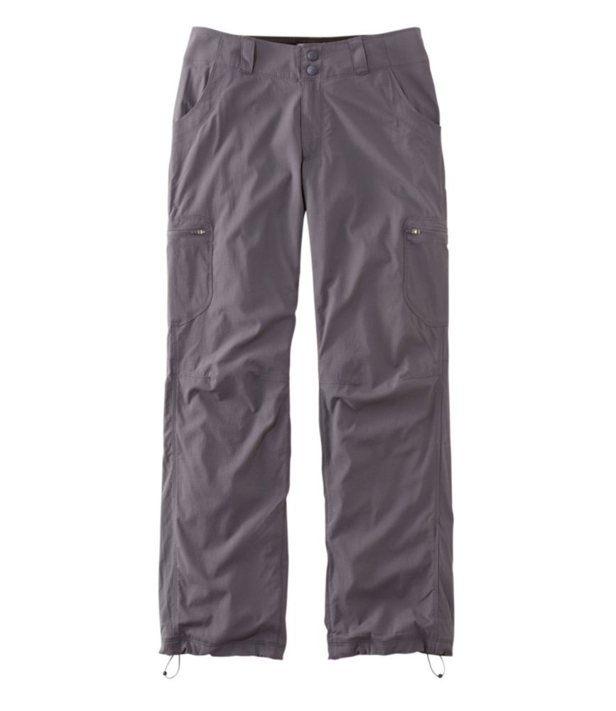 Women's Vista Trekking Pants, Straight-Leg Lined, Granite/Classic Black, small image number 1