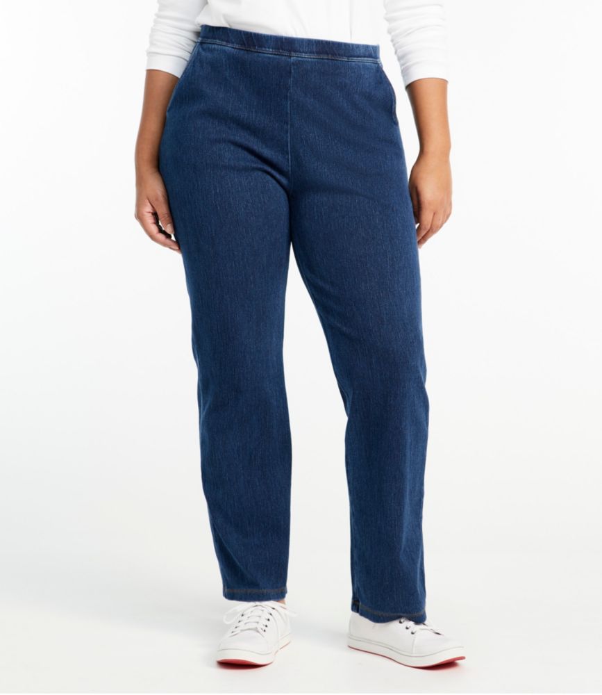 Women's Perfect Fit Pants, Denim Straight-Leg
