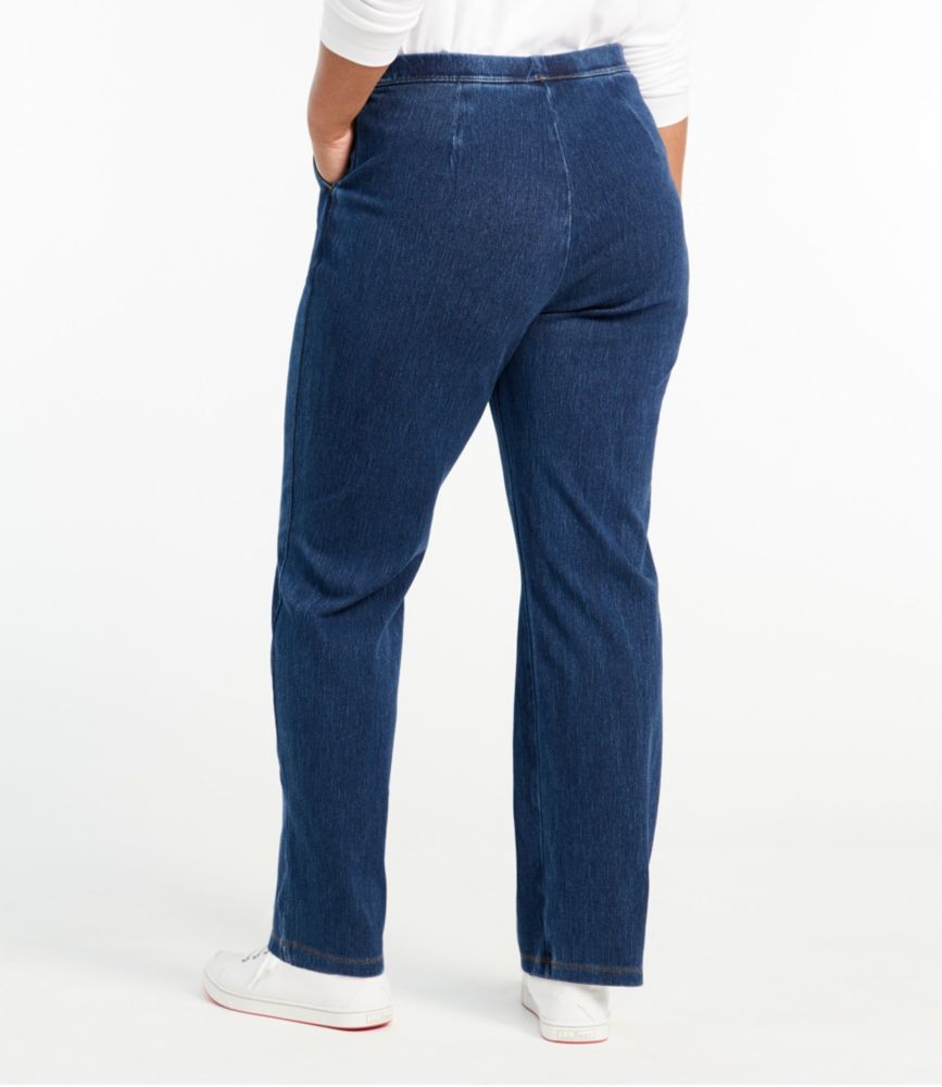 Women's Perfect Fit Pants, Denim Straight-Leg
