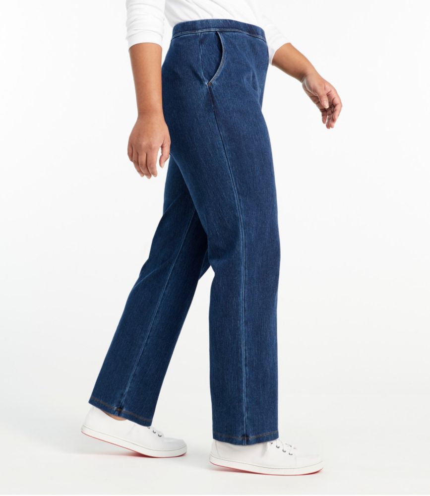 Women's Perfect Fit Pants, Denim Straight-Leg