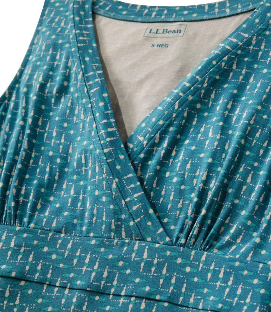 Women's Summer Knit Maxi Dress, Print