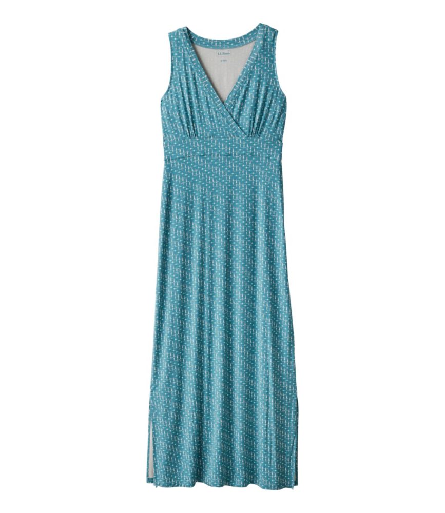 Women's Summer Knit Maxi Dress, Print