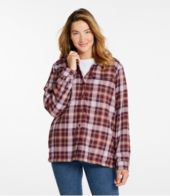 Women's Fleece-Lined Flannel Hoodie, Plaid | Shirts u0026 Button-Downs at  L.L.Bean