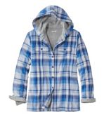 Women's Fleece-Lined Flannel Hoodie, Plaid