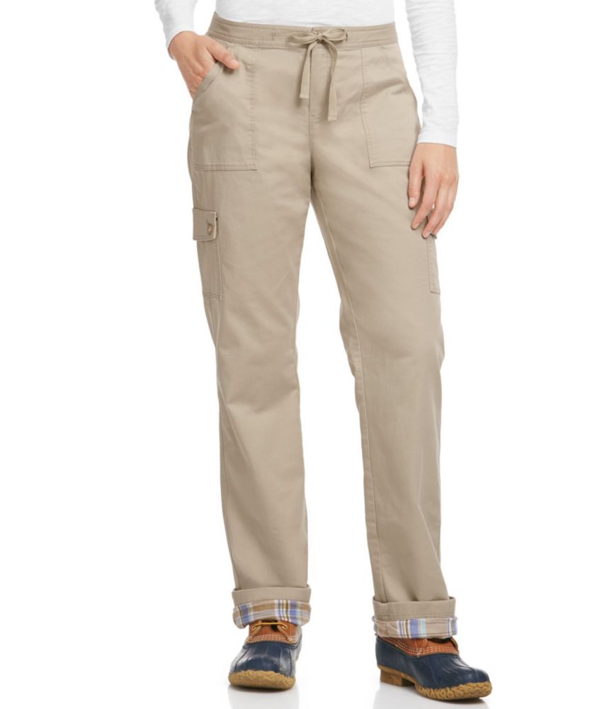 ll bean lined cargo pants