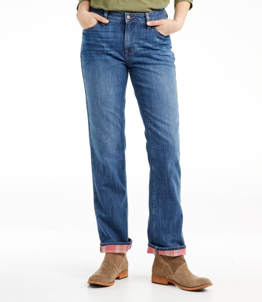 women's insulated blue jeans