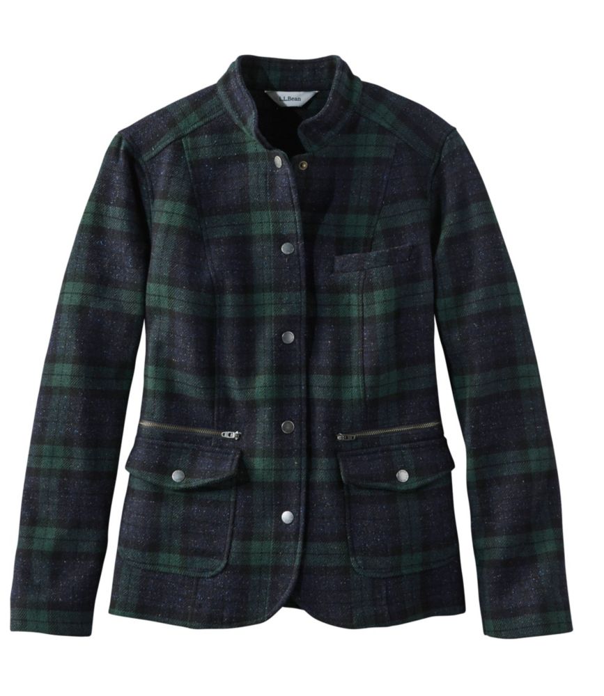 ll bean womens plaid jacket