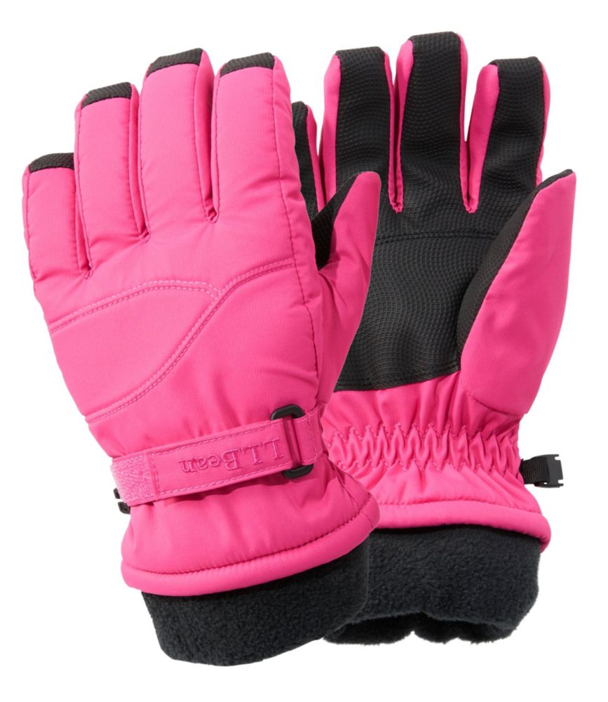 Kids' Cold Buster Waterproof Gloves, Pink Berry, small image number 1