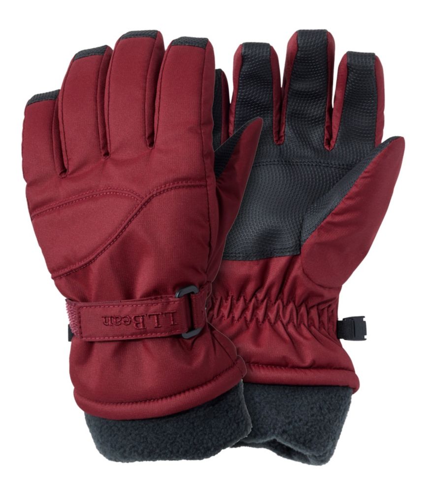 Kids' Cold Buster Waterproof Gloves, Deep Rosewood, small image number 1