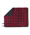 Waterproof Outdoor Blanket, Plaid, Shale Gray/Black, small image number 1