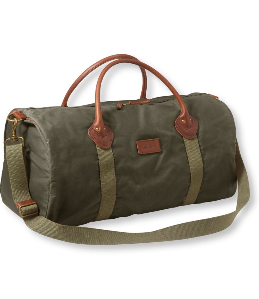 ll bean leather duffle bag mens