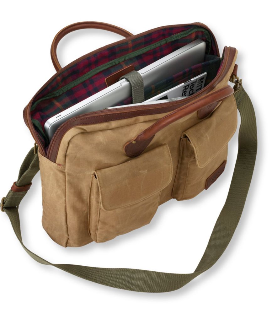 ll bean heritage waxed canvas duffle