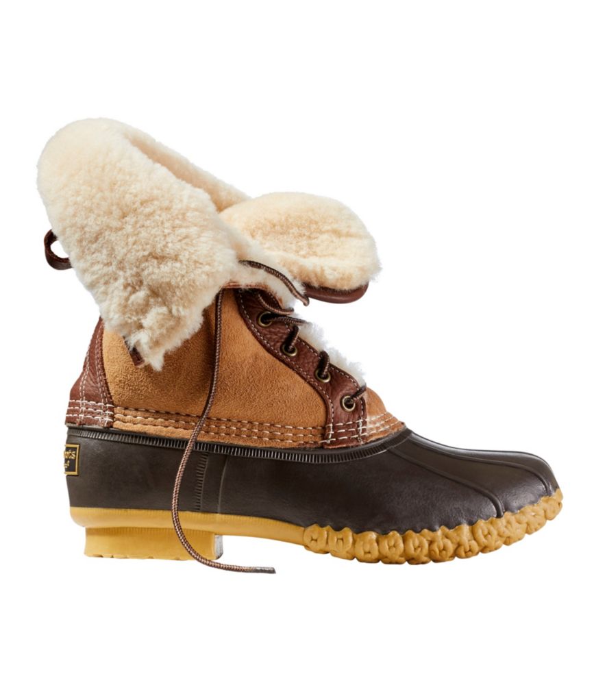 ll bean wicked good shearling boots