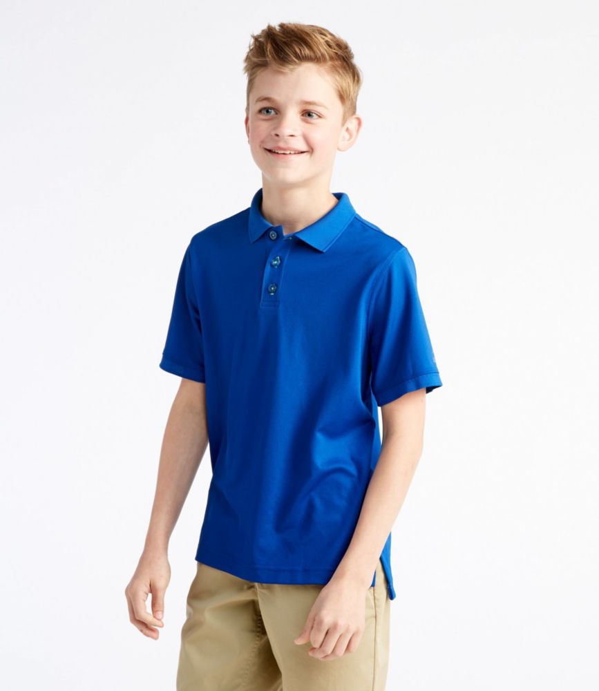 boys long sleeve performance polo