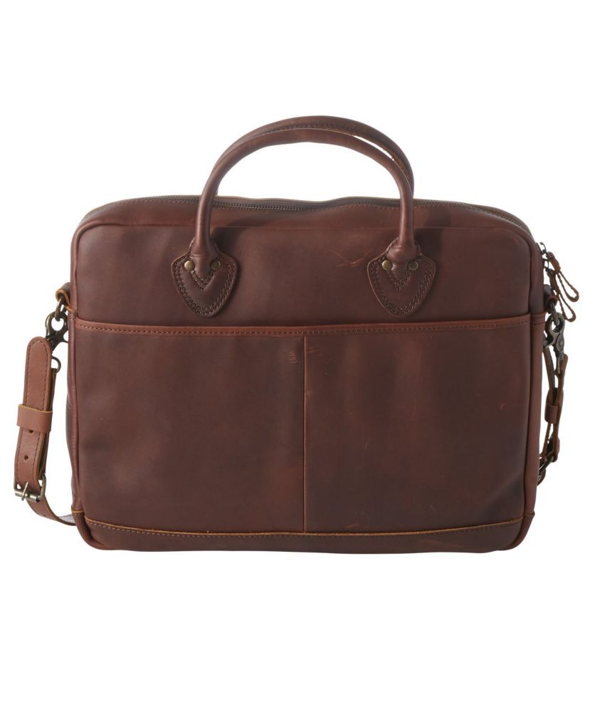 ll bean leather briefcase