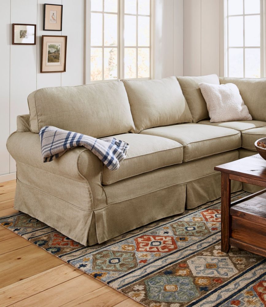 Pine Point Slipcovered Sectional Sofas at L.L.Bean