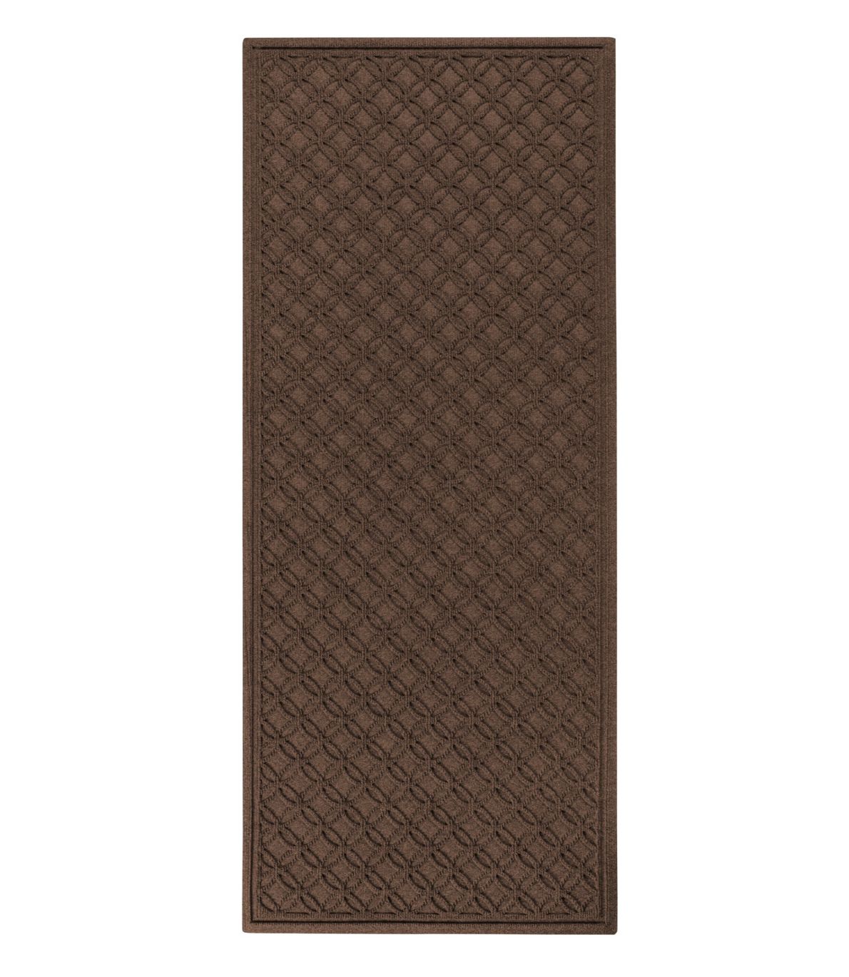 Heavyweight Recycled Waterhog Mat Runner, Locked Circles at L.L. Bean