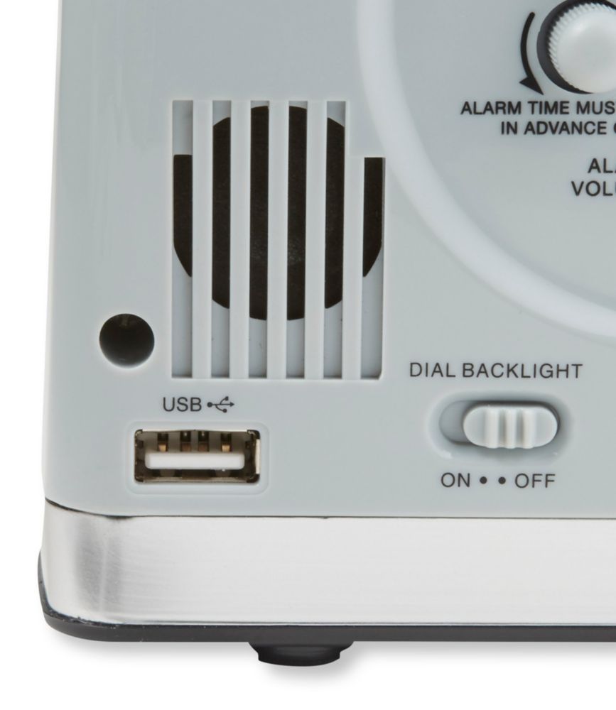 Moonbeam Alarm Clock with USB Port