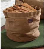 Waxed-Canvas Storage Tote