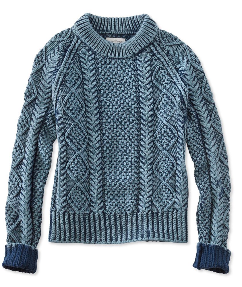 women's fisherman sweater