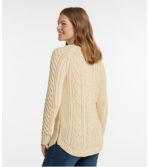 Women's Signature Cotton Fisherman Tunic Sweater, Rope at L.L. Bean