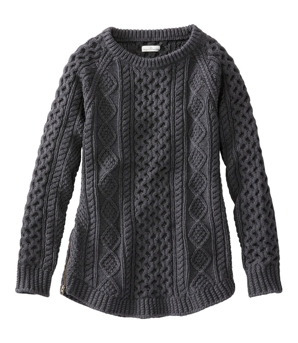 Women's Signature Cotton Fisherman Tunic Sweater | Sweaters at