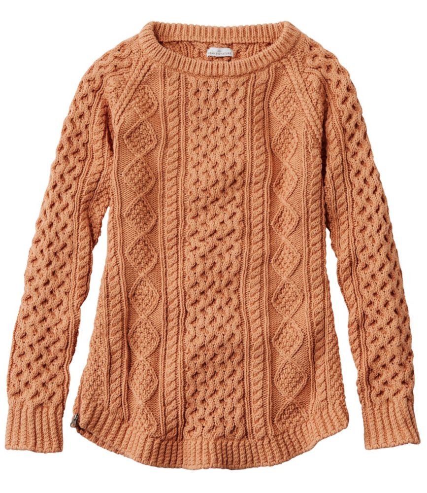 Women's Signature Cotton Fisherman Tunic Sweater at L.L. Bean